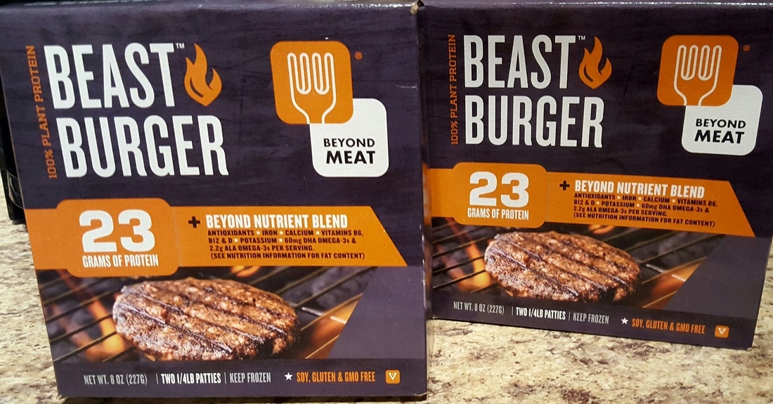 beast burgers in box