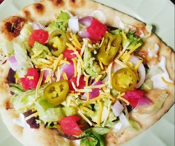 Vegan Taco Pizza with BeanVivo Chimichurri
